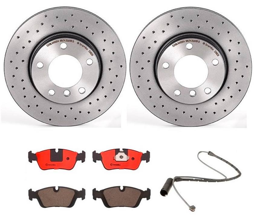 BMW Brembo Brake Kit - Pads and Rotors Front (286mm) (Xtra) (Ceramic) 34351181338 - Brembo 2754164KIT